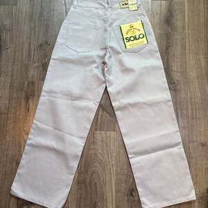 Solo Deadstock Baggy Denim Jeans Light Gray Size 32